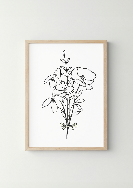 Van geboortebloem tot boeket