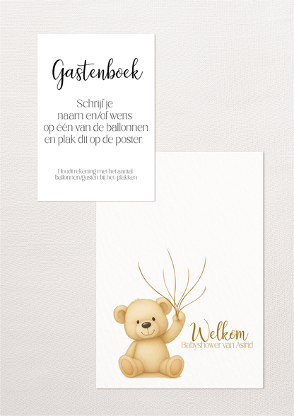 Gastenboek Beertje - Babyshower