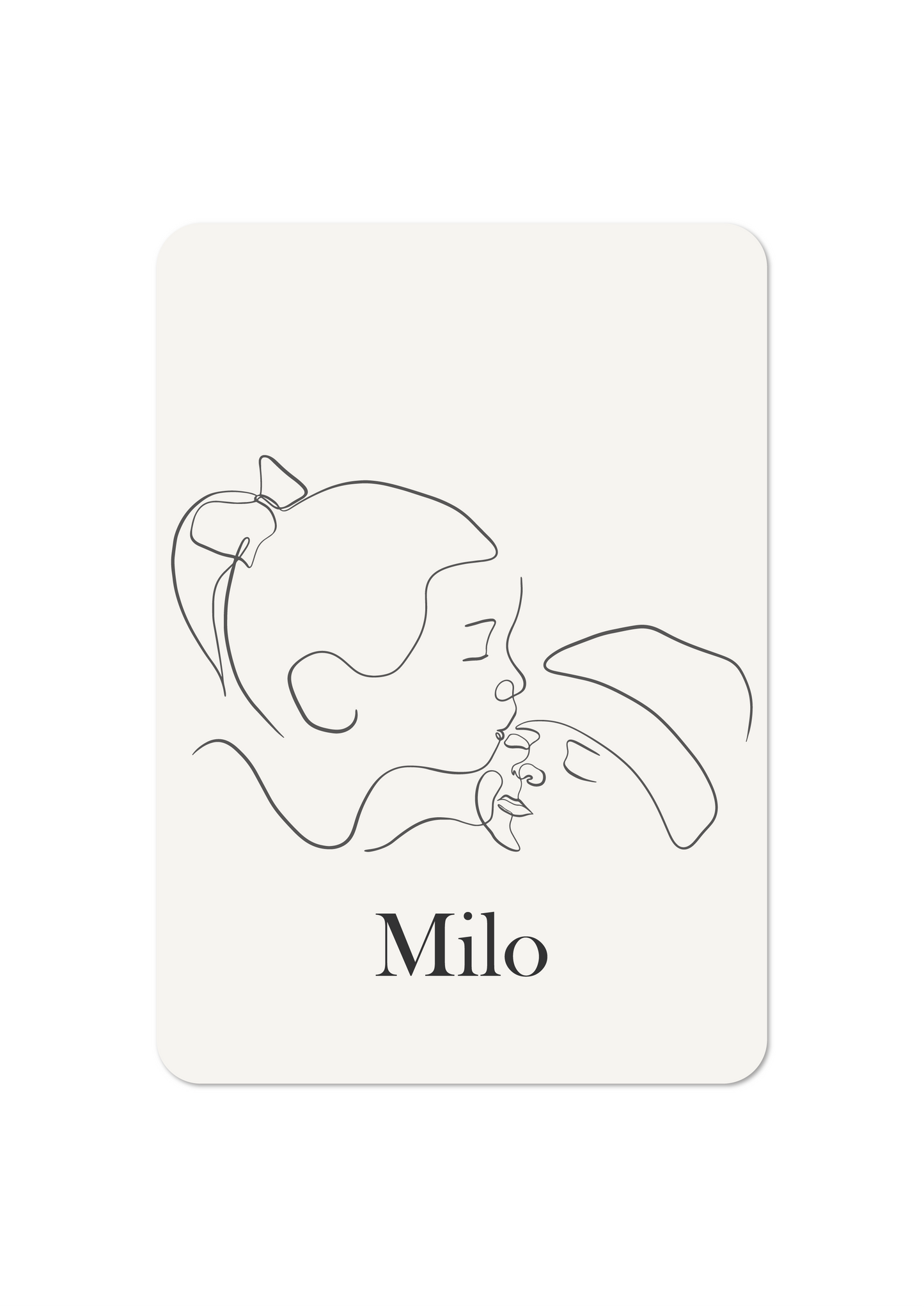 Kusje Zusje - Geboortekaartje