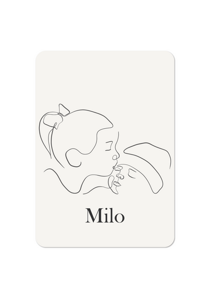 Kusje Zusje - Geboortekaartje