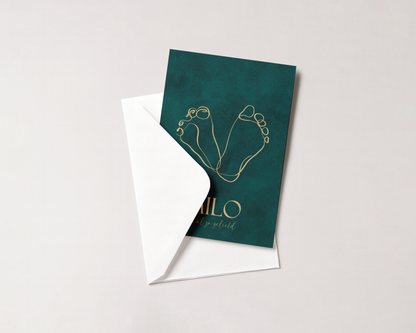 Baby Voetjes - Geboortekaartje