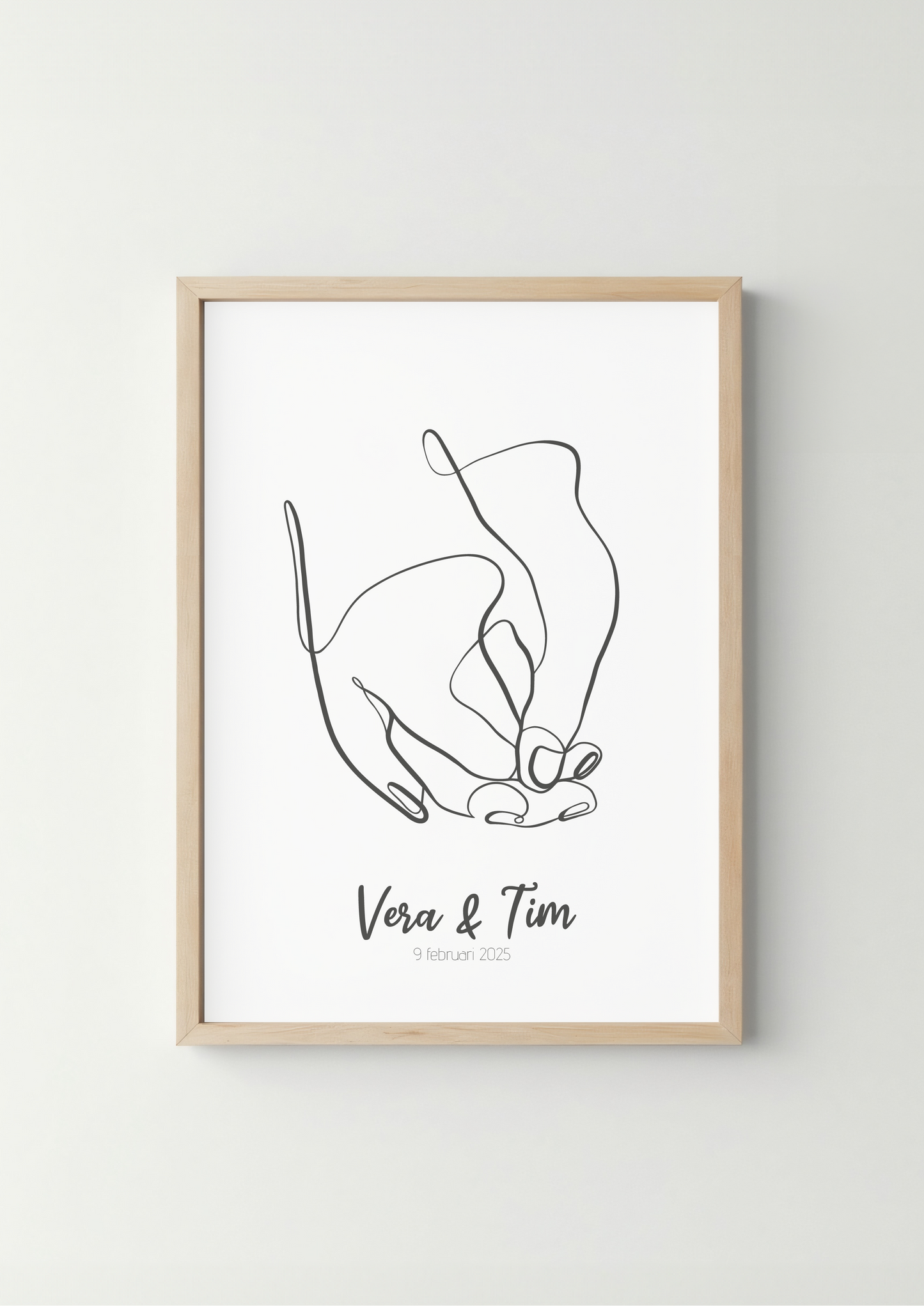 Holding Hands Huwelijk Poster