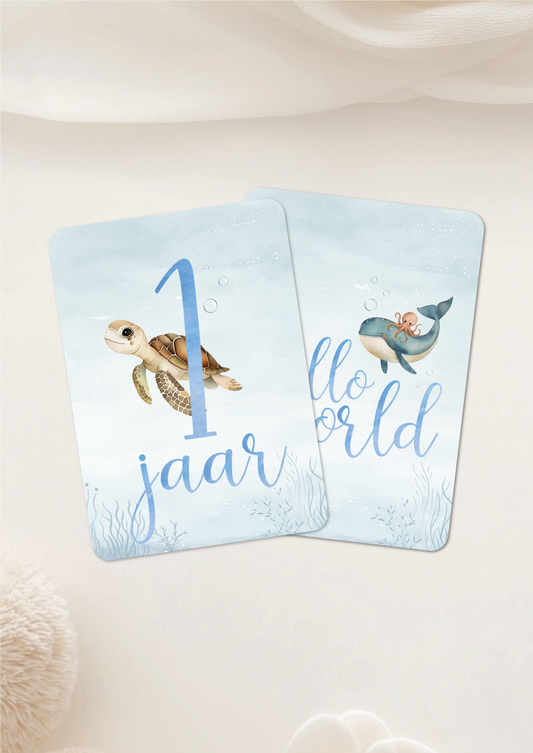 Mijlpaalkaarten - Zeedieren