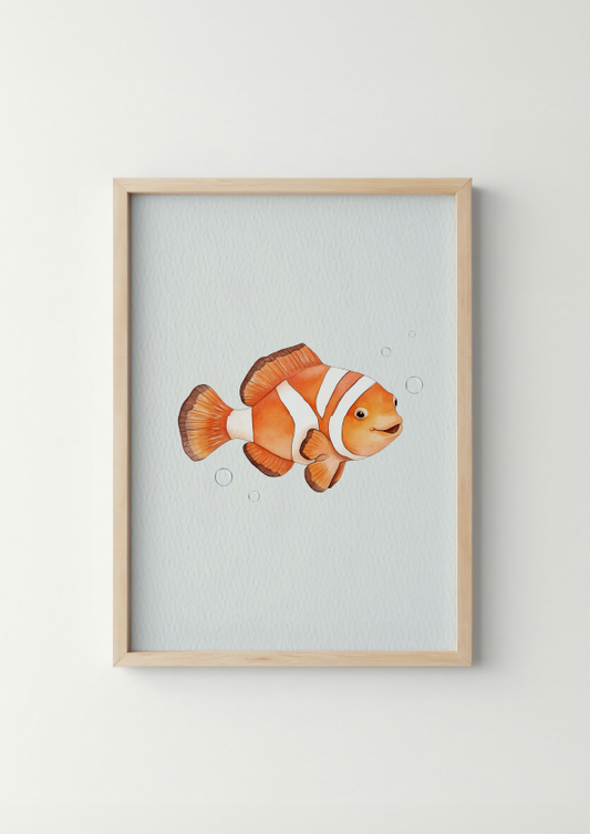 Annemoonvis - Zeedieren Poster