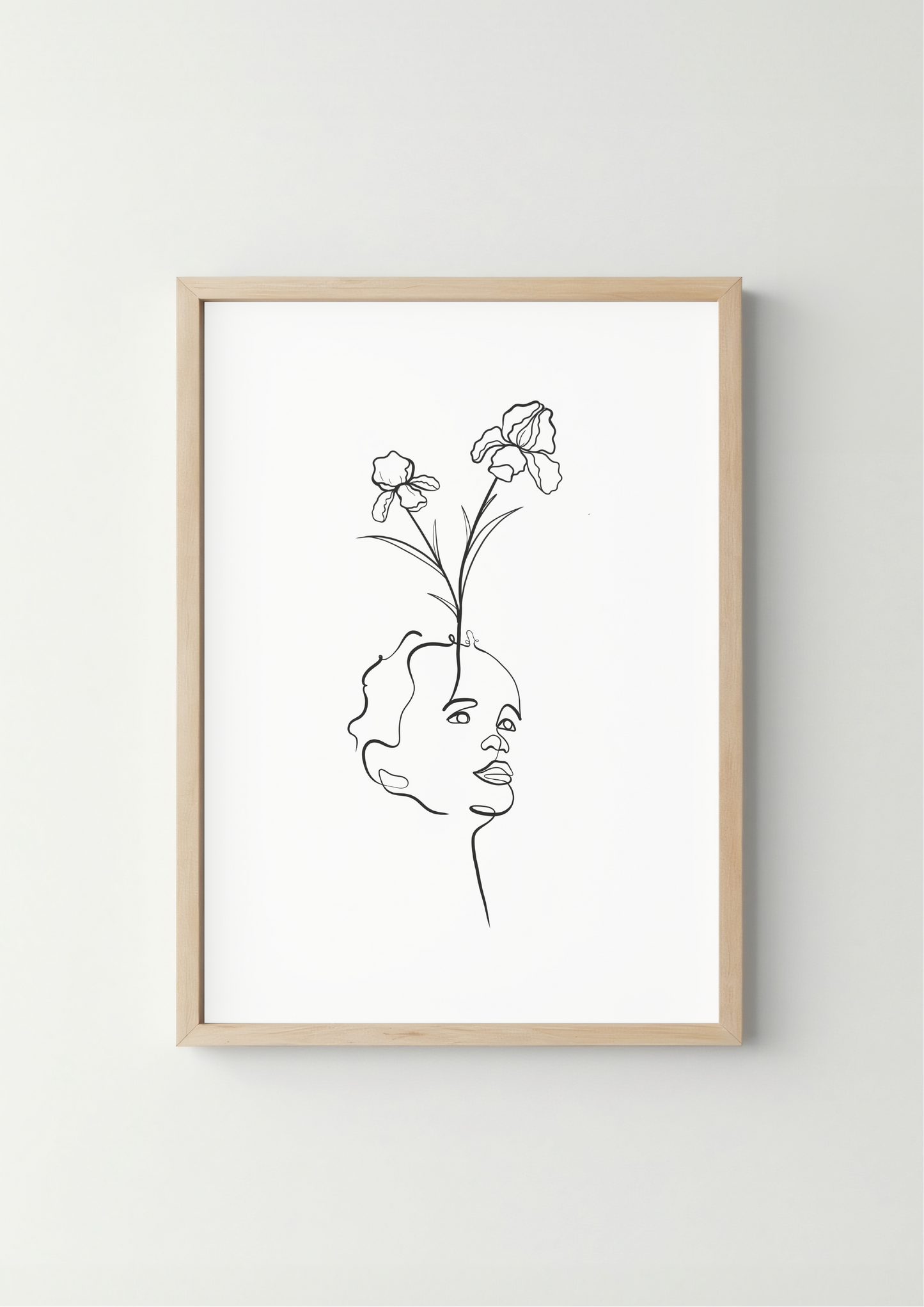Geboortebloem met Gezicht / Naam