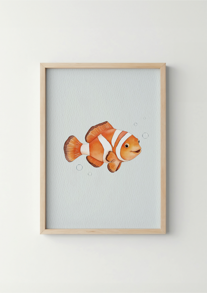 Annemoonvis - Zeedieren Poster