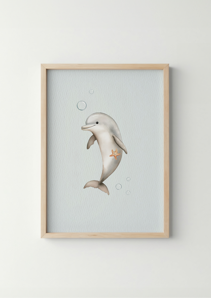 Dolfijn - Zeedieren Poster