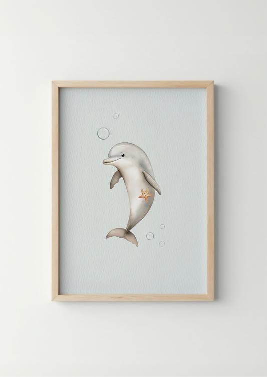 Dolfijn - Zeedieren Poster