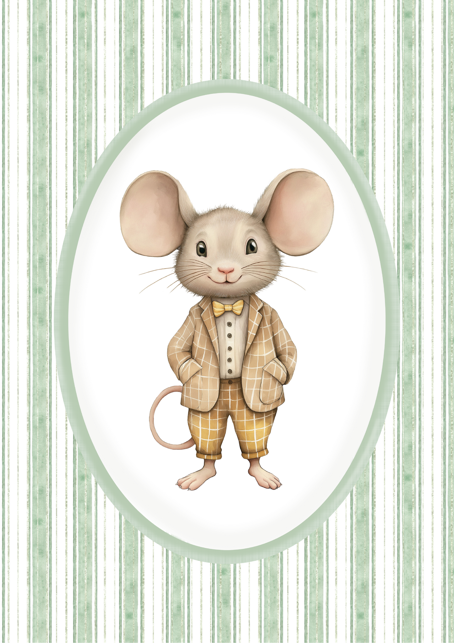 Muis - Vintage Saliegroen