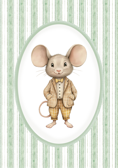 Muis - Vintage Saliegroen