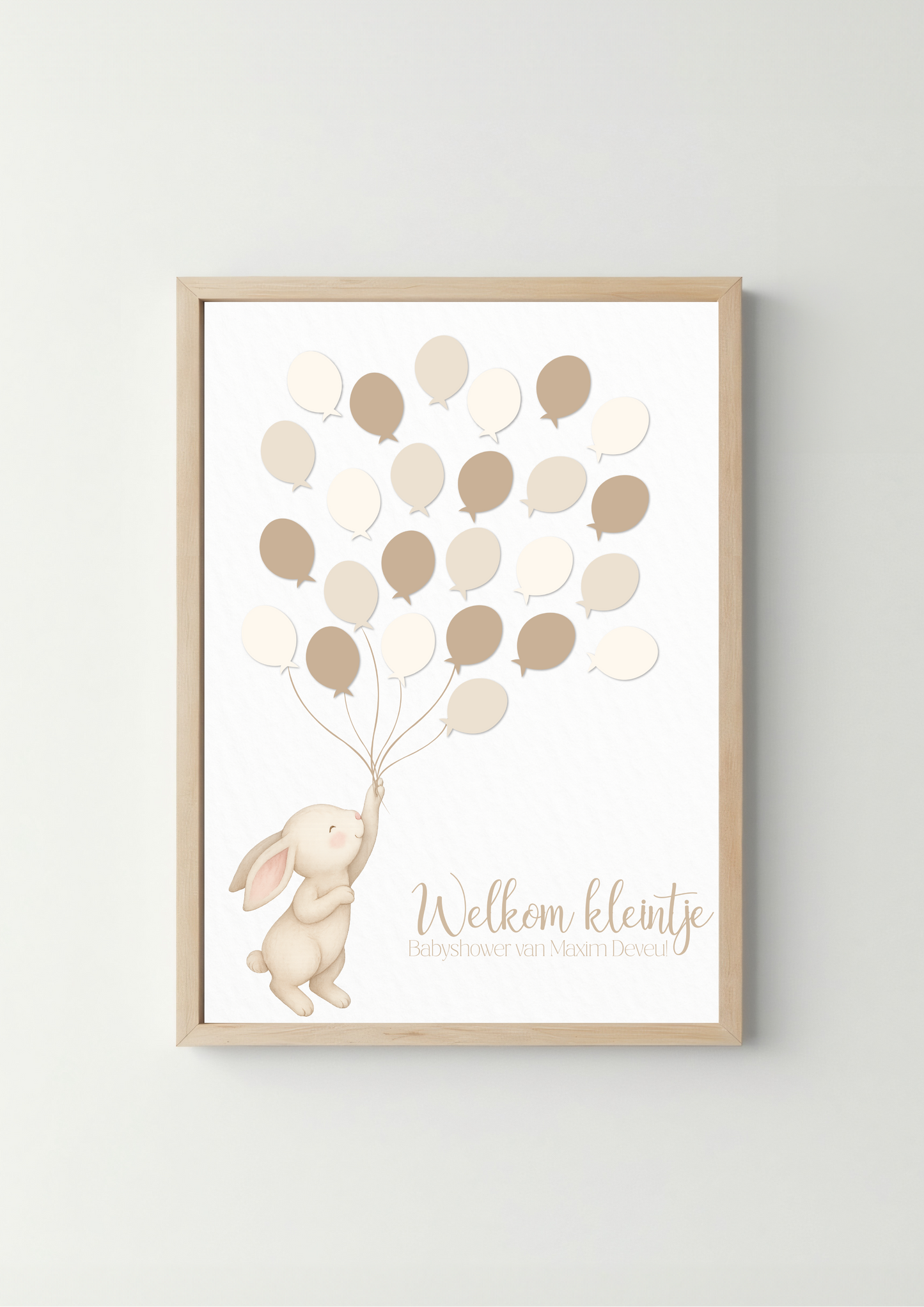 Gastenboek Konijn - babyshower