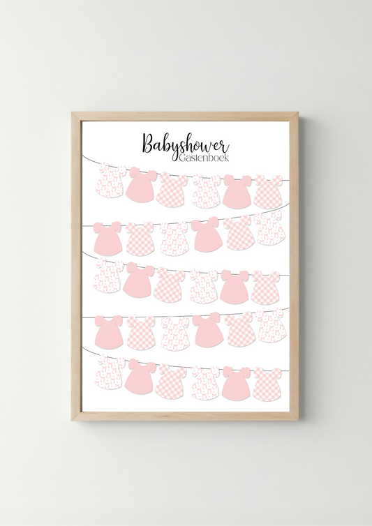 Gastenboek Vlaggenlijn - Babyshower