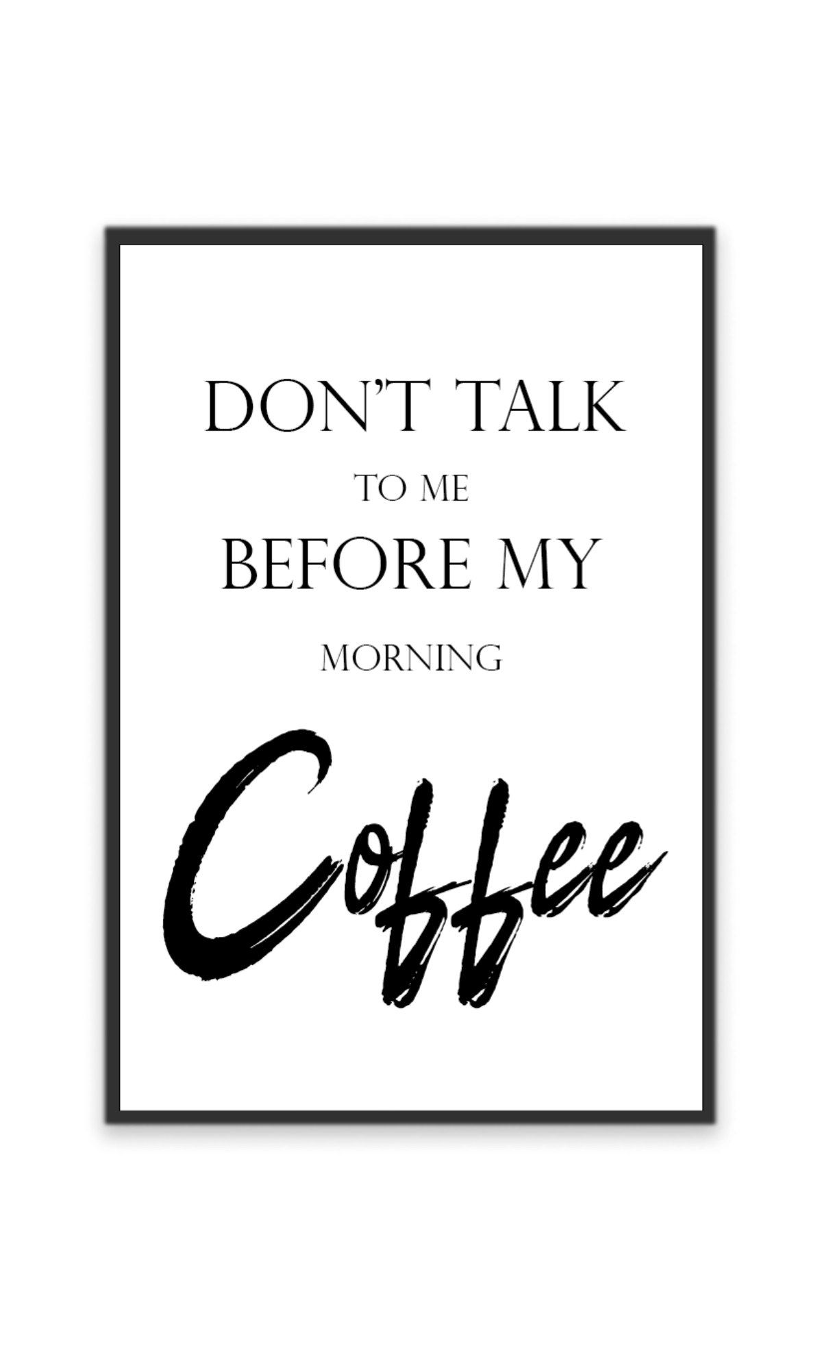 Morning Coffee Poster