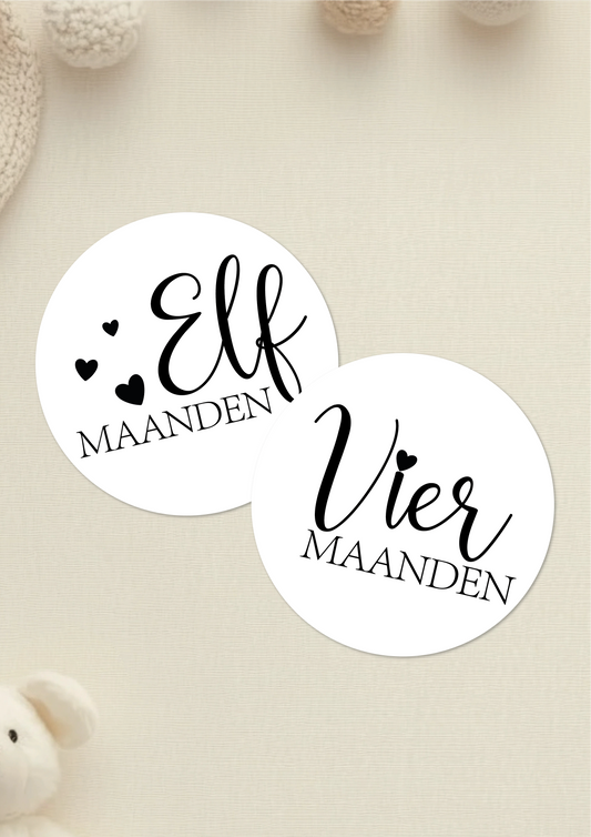 Mijlpaalkaarten - Minimalistisch