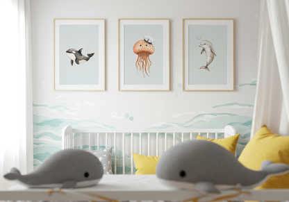 Dolfijn - Zeedieren Poster