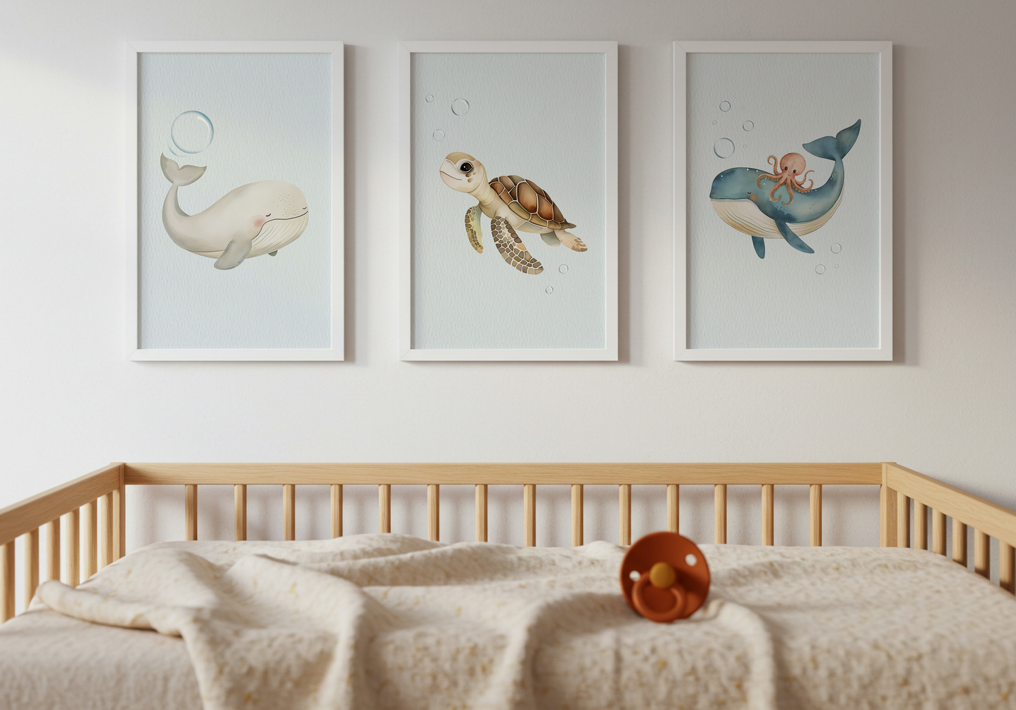 Witte walvis - Zeedieren Poster