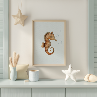 Zeepaard - Zeedieren Poster