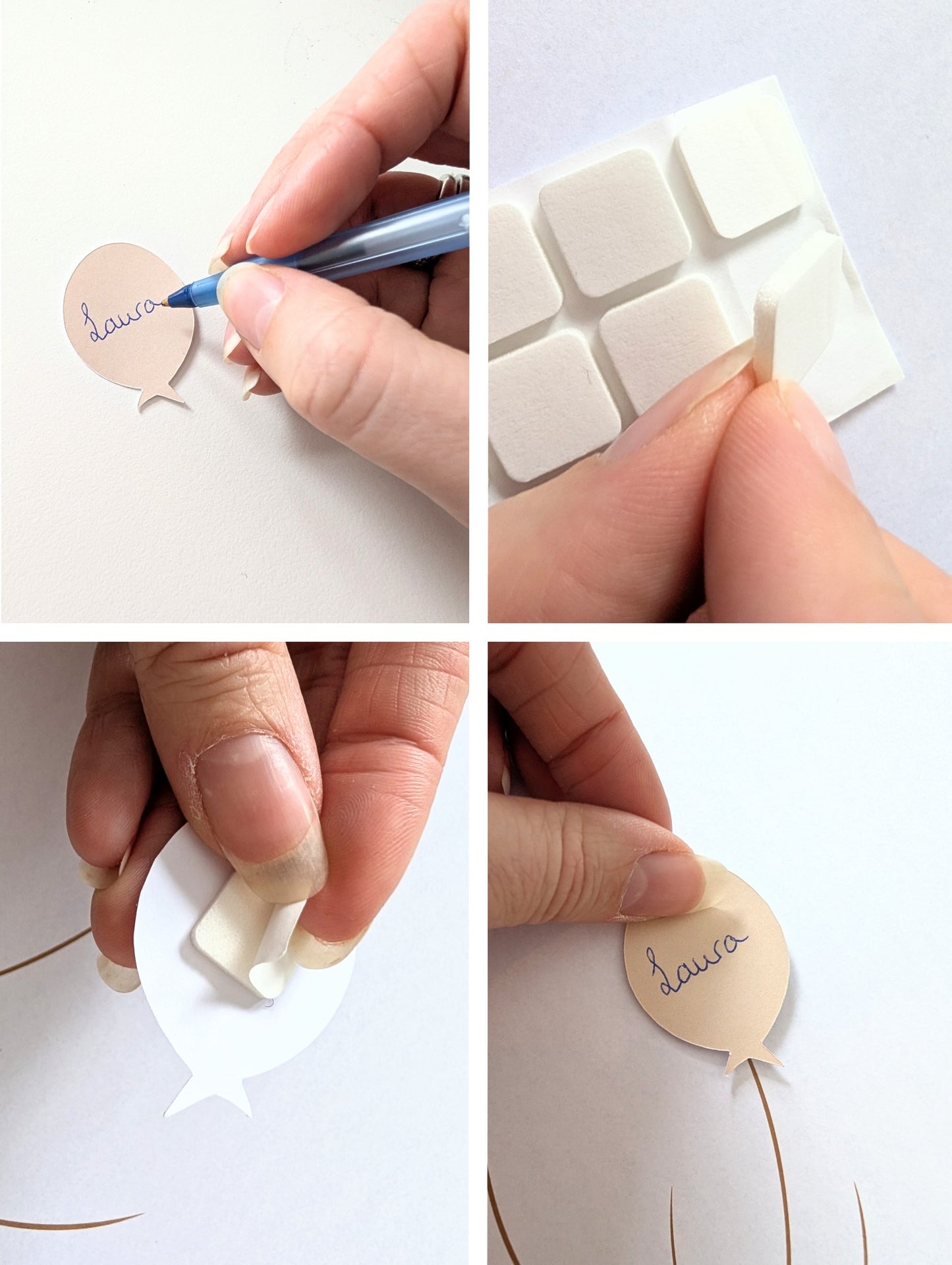 Gastenboek Olifant Blauw/Roze - Babyshower