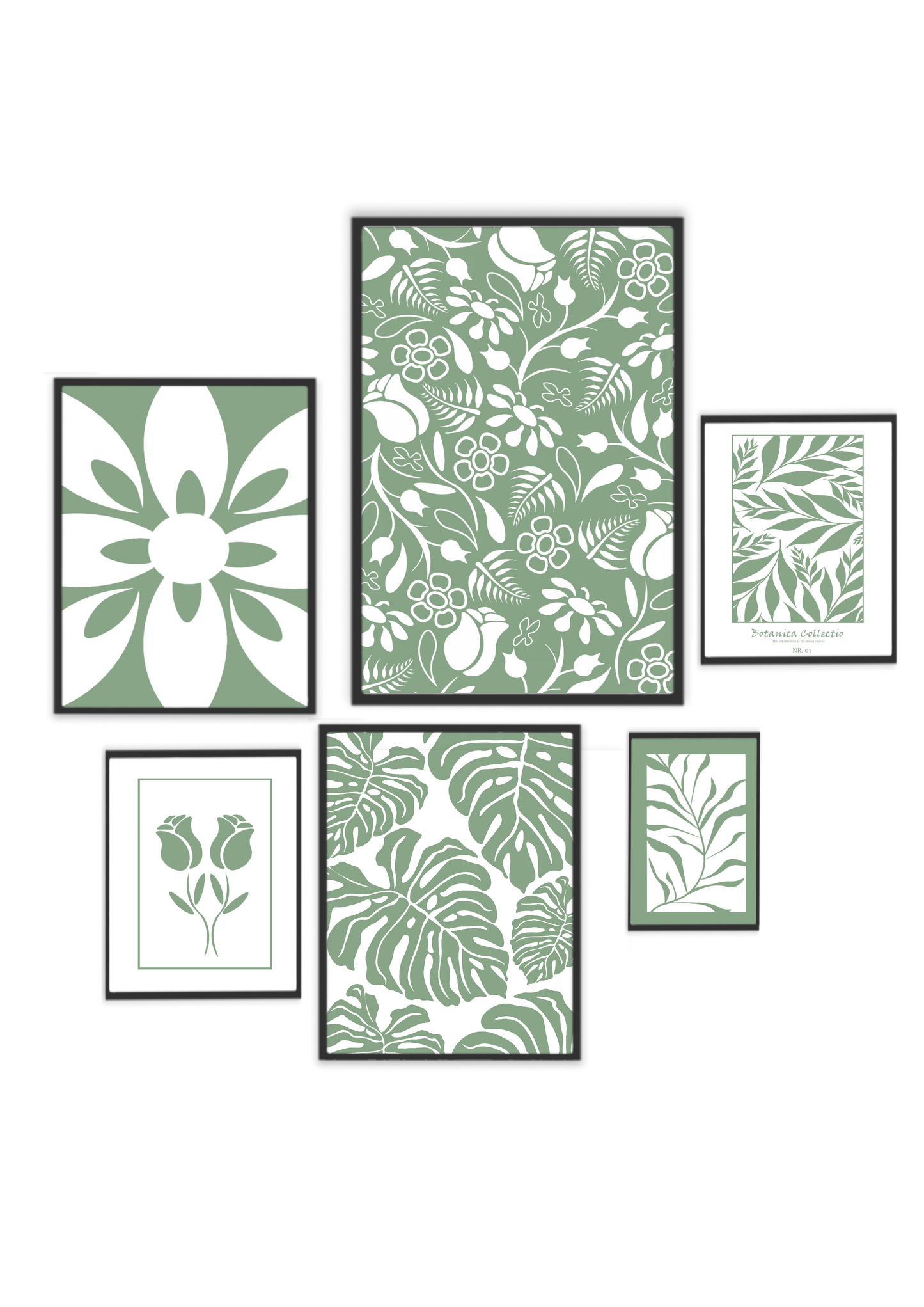 Botanische Collectie Poster set