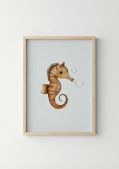 Zeepaard - Zeedieren Poster